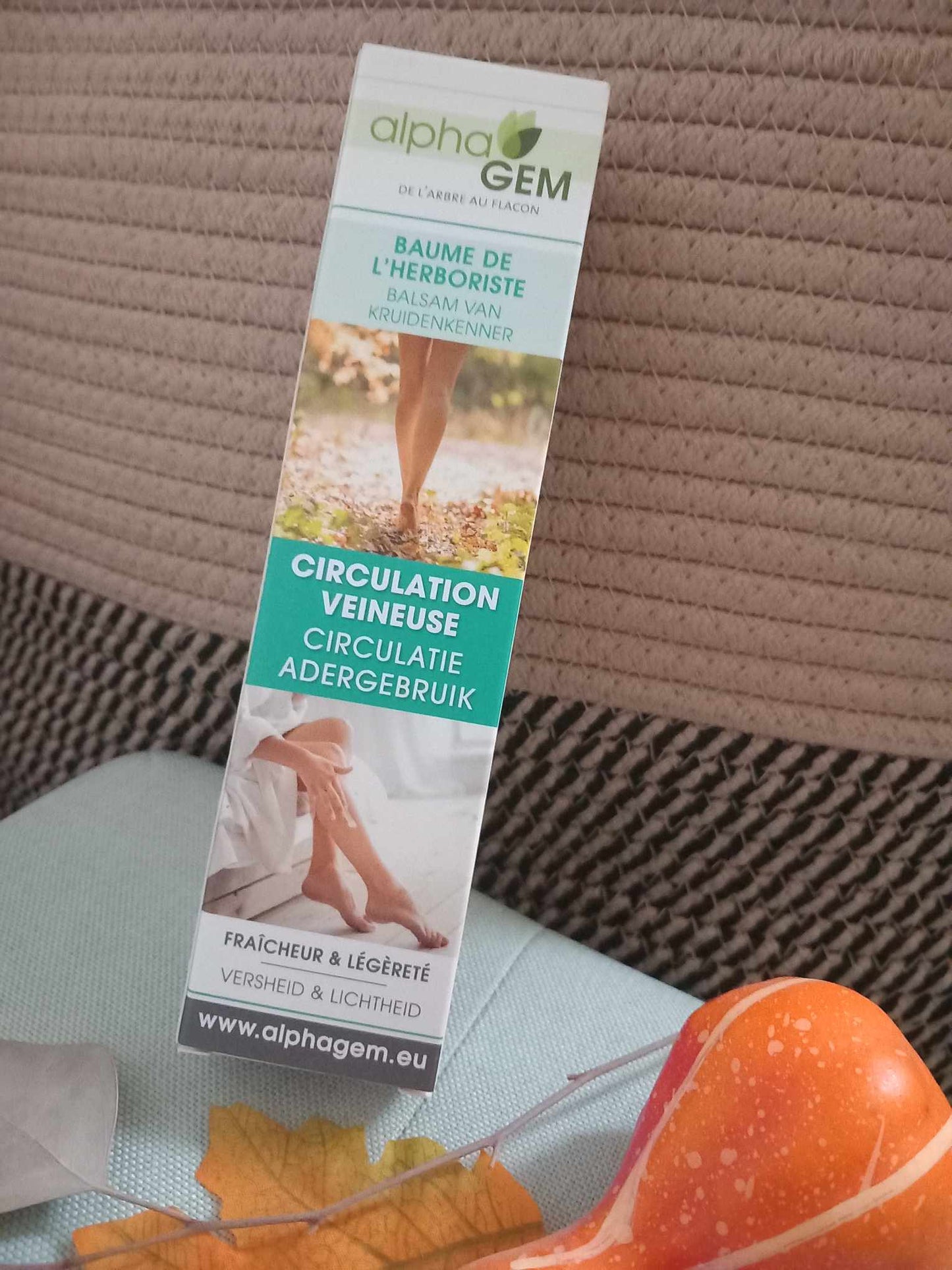 Alphagem : baume circulation veineuse