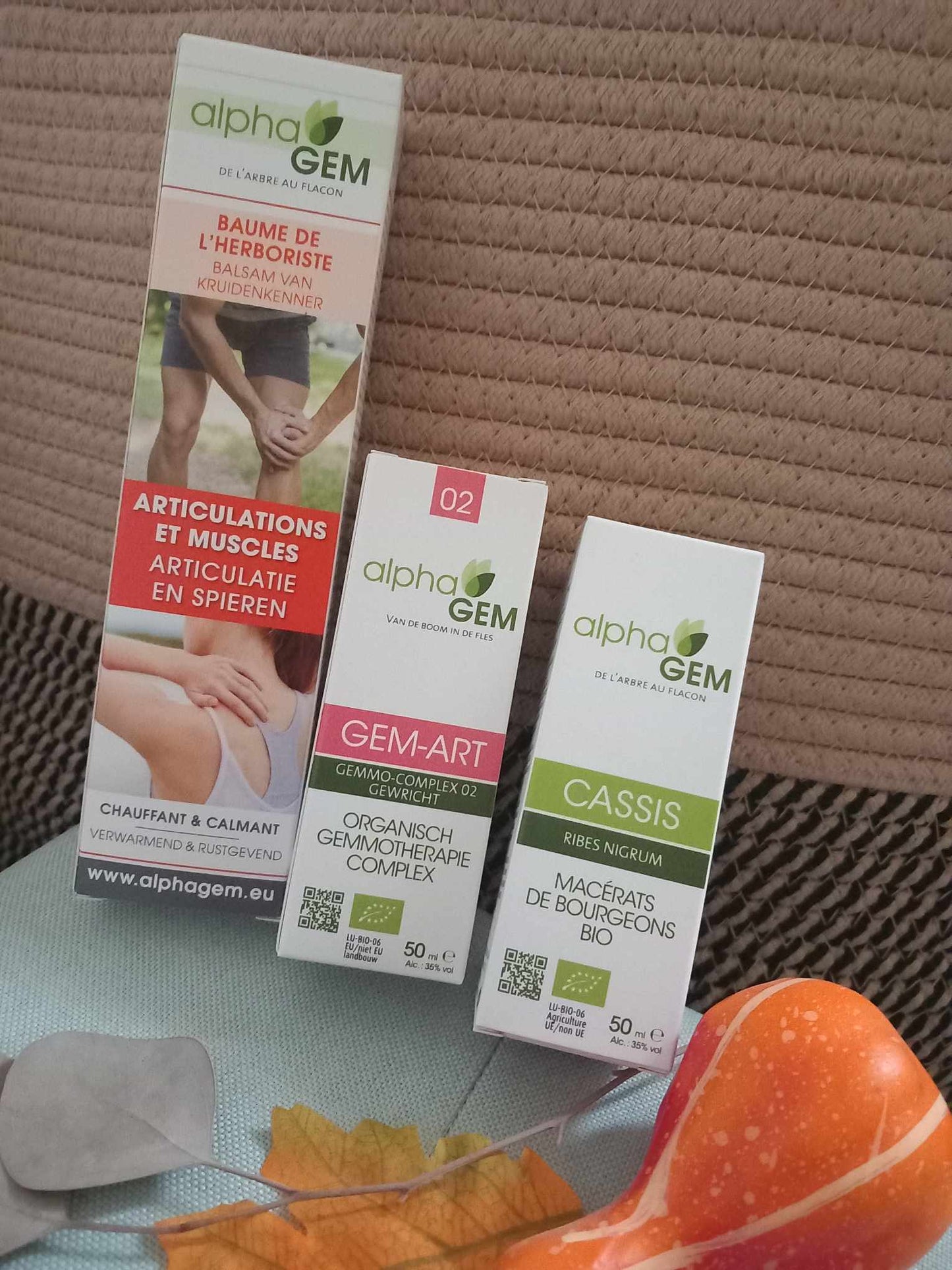 Alphagem : Baume articulation