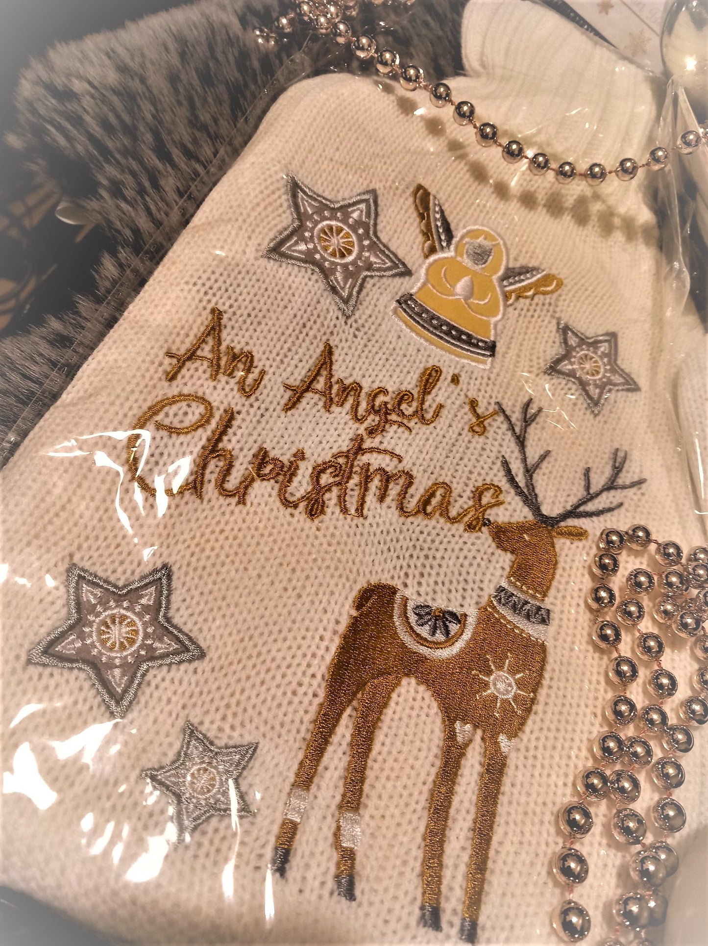 Noël: Bouillotte effet pull