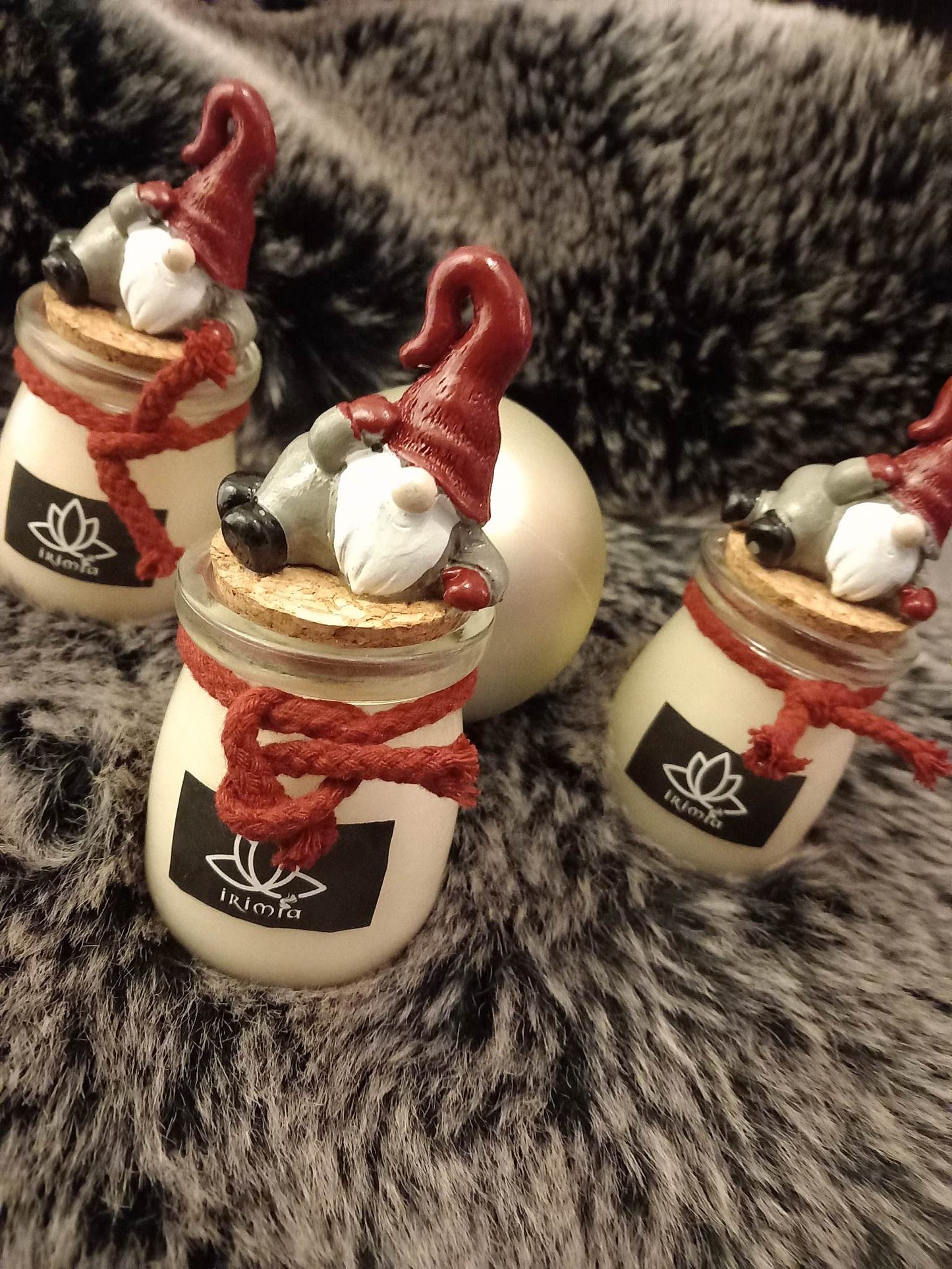 Bougie 100% naturelle à la cire de soja et Parfum de Grasse : Lutins