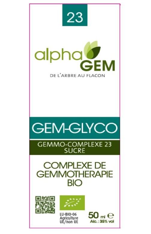 Gemmothérapie : COMPLEXE 23 GLYKO