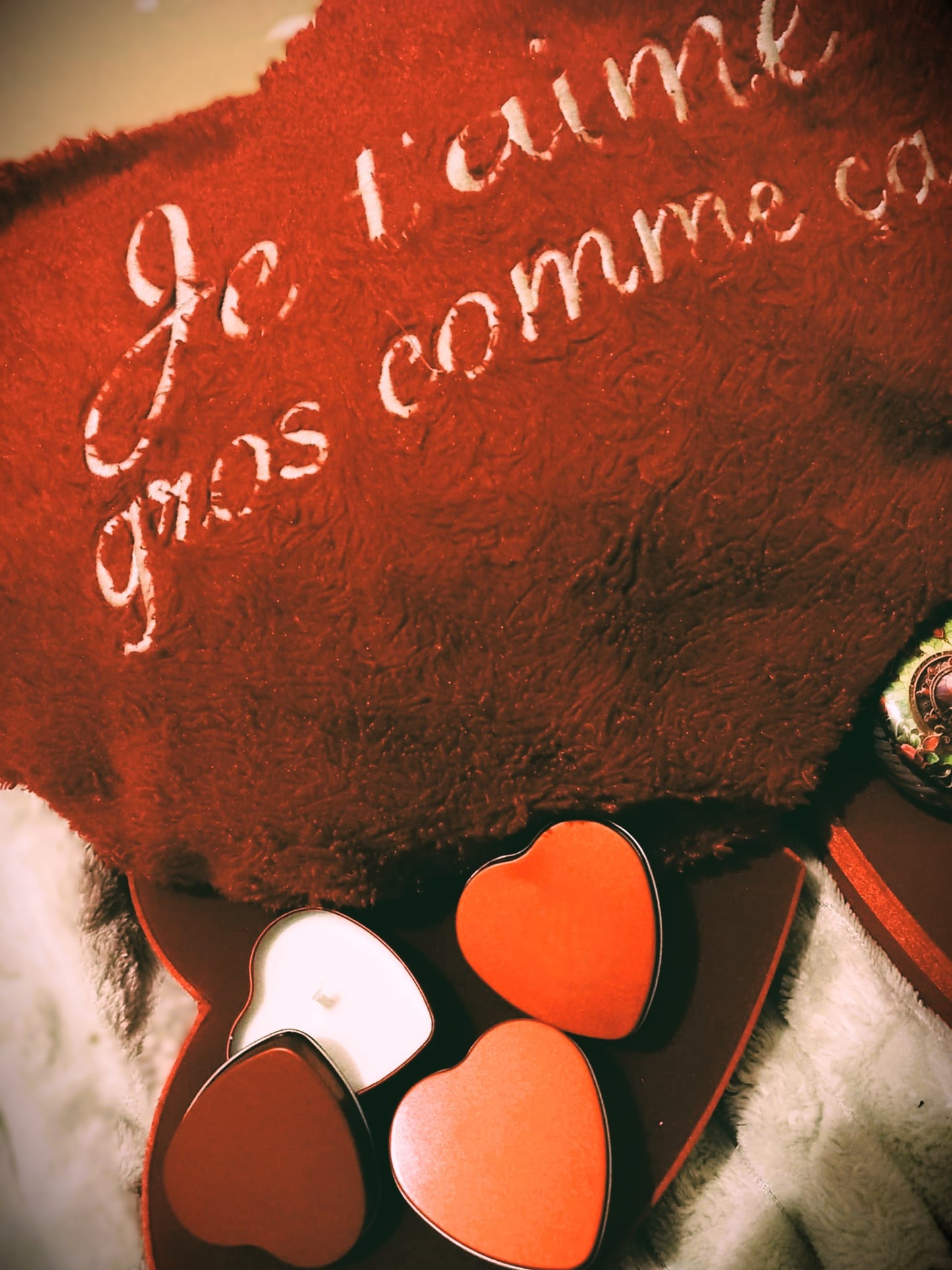 Bougie "Saint-Valentin"